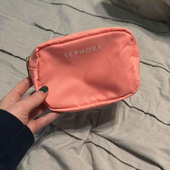 NWOT pink and gold Sephora travel bag - Picture 3 of 8